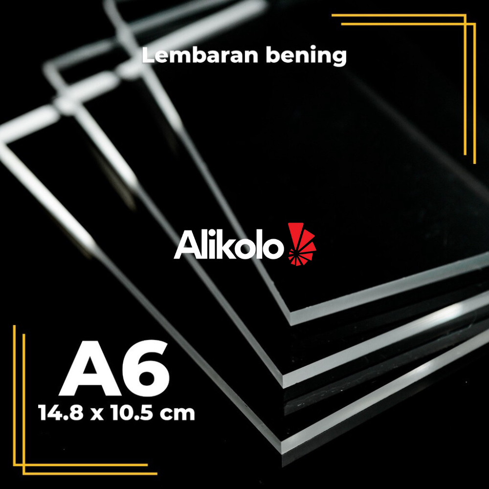 

Lembaran Akrilik A5 / Lembaran A6 / Lembaran Bening 2mm
