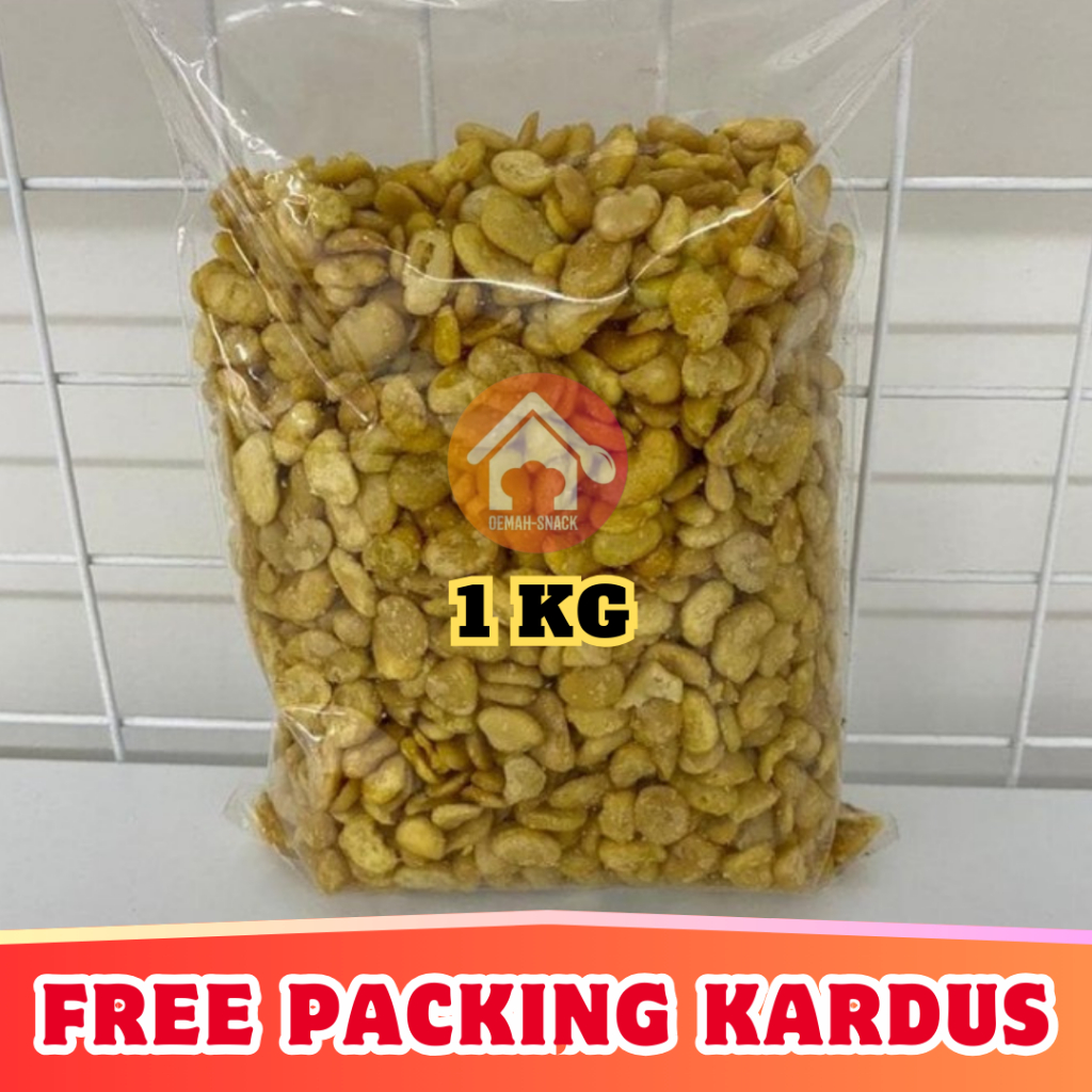 

Kacang Koro Mersi Kupas Asin Gurih Renyah Kemasan 1Kg Jajanan Cemilan Camilan Snack Kiloan Murah