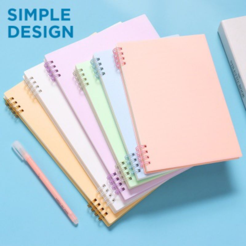 

Buku Tulis Catatan Notebook Ring A5 B5 / Notebook Journal / Buku Tulis A5 B5 Spiral Notebook Aesthetic / Spiral Buku Agenda B5