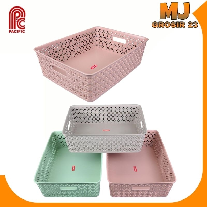 Keranjang Anyaman Plastik Serbaguna/Keranjang serbaguna plastik/keranjang Box kotak surat dan Atk