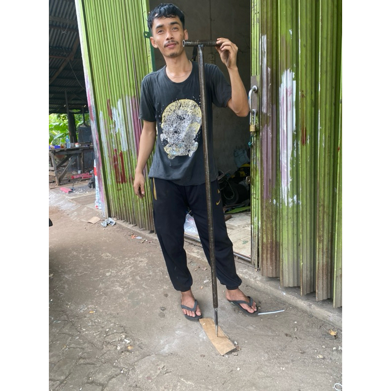 TOJOK SAWIT GALVANIS TEBAL 1.6 PANJANG 100 & 145 cm T 15 cm