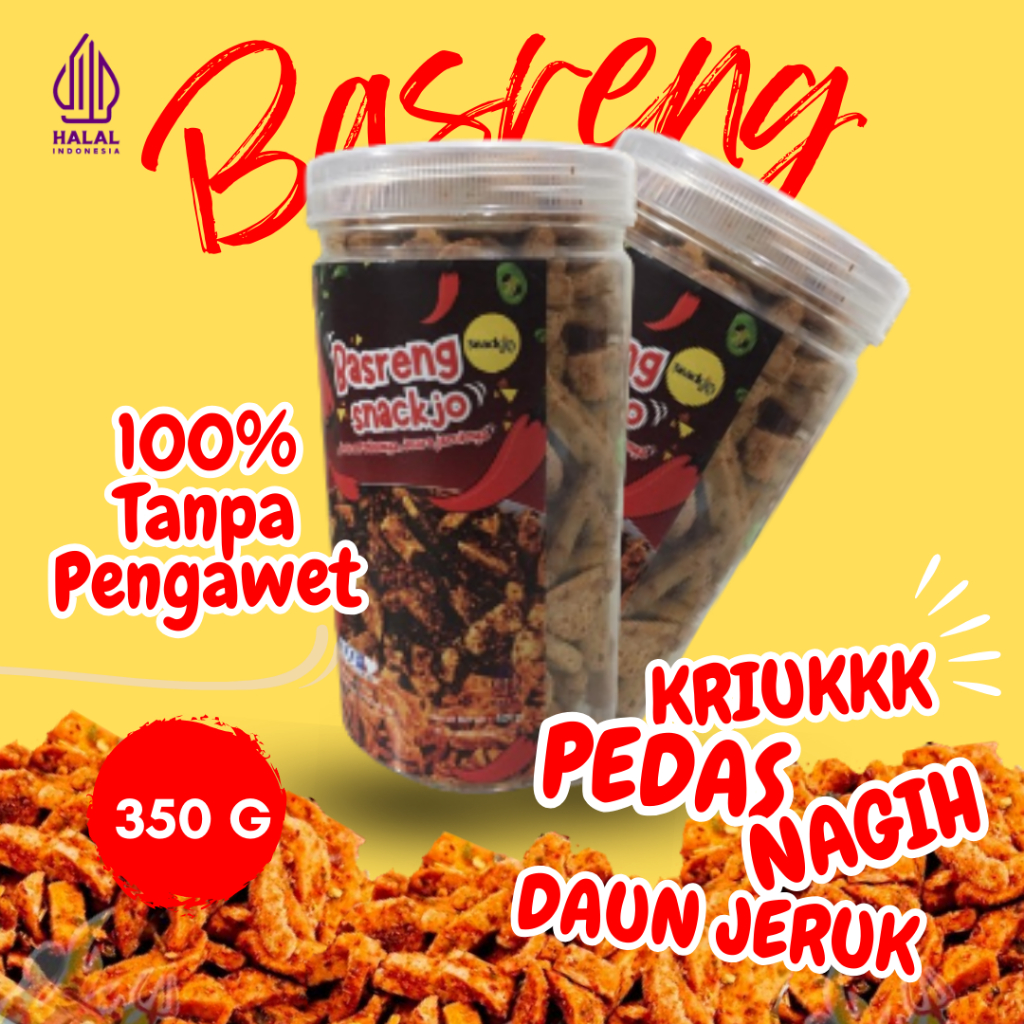 

BASRENG PEDAS DAUN JERUK TOPLES 350 G