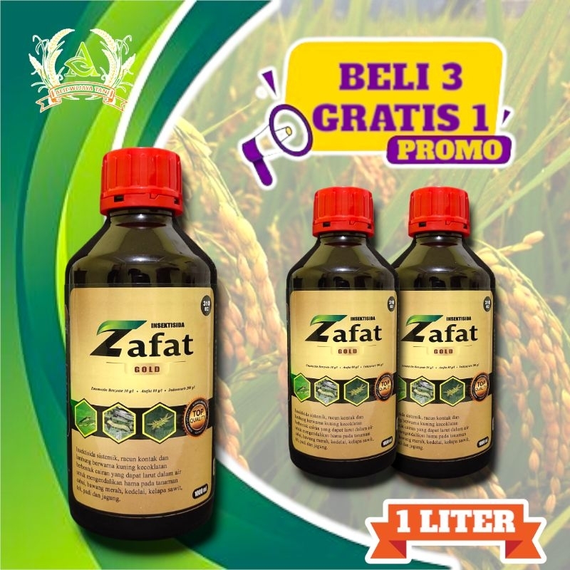 ZAFAT GOLD 310 EC INSEKTISIDA BAHAN AKTIF EMAMECTIN BENZOAT ASEFAT INDOXACARB