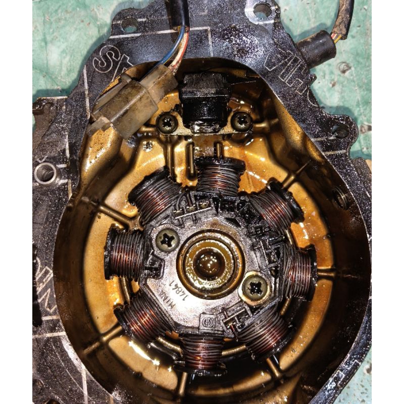 spul sepul aja Suzuki Shogun 125cc barang masih bagus ori bawaan copotan motor asli