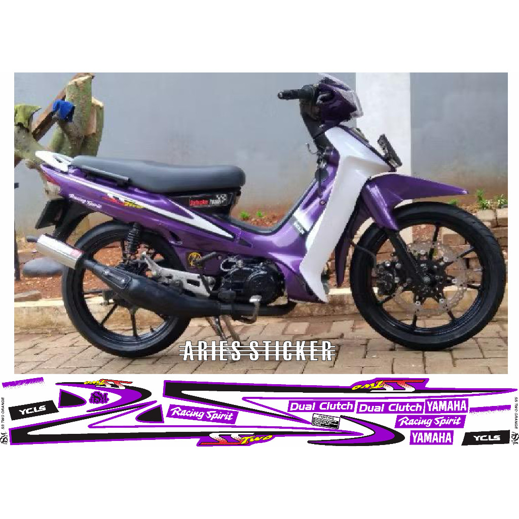 STRIPING STIKER LIS FIZR F1ZR SS TWO MALAYSIA UNGU