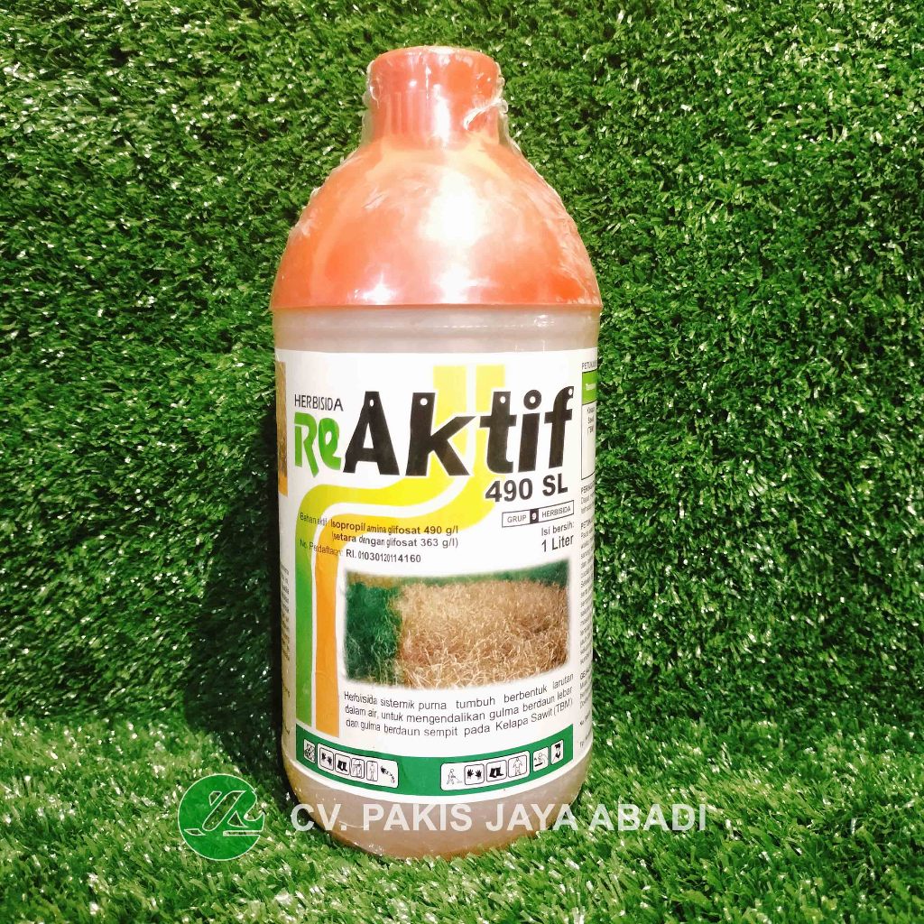 REAKTIF 490SL 1L HERBISIDA SISTEMIK / Herbisida Reaktif 490SL 1L Obat Pembasmi Rumput/ PEMBASMI RUMP