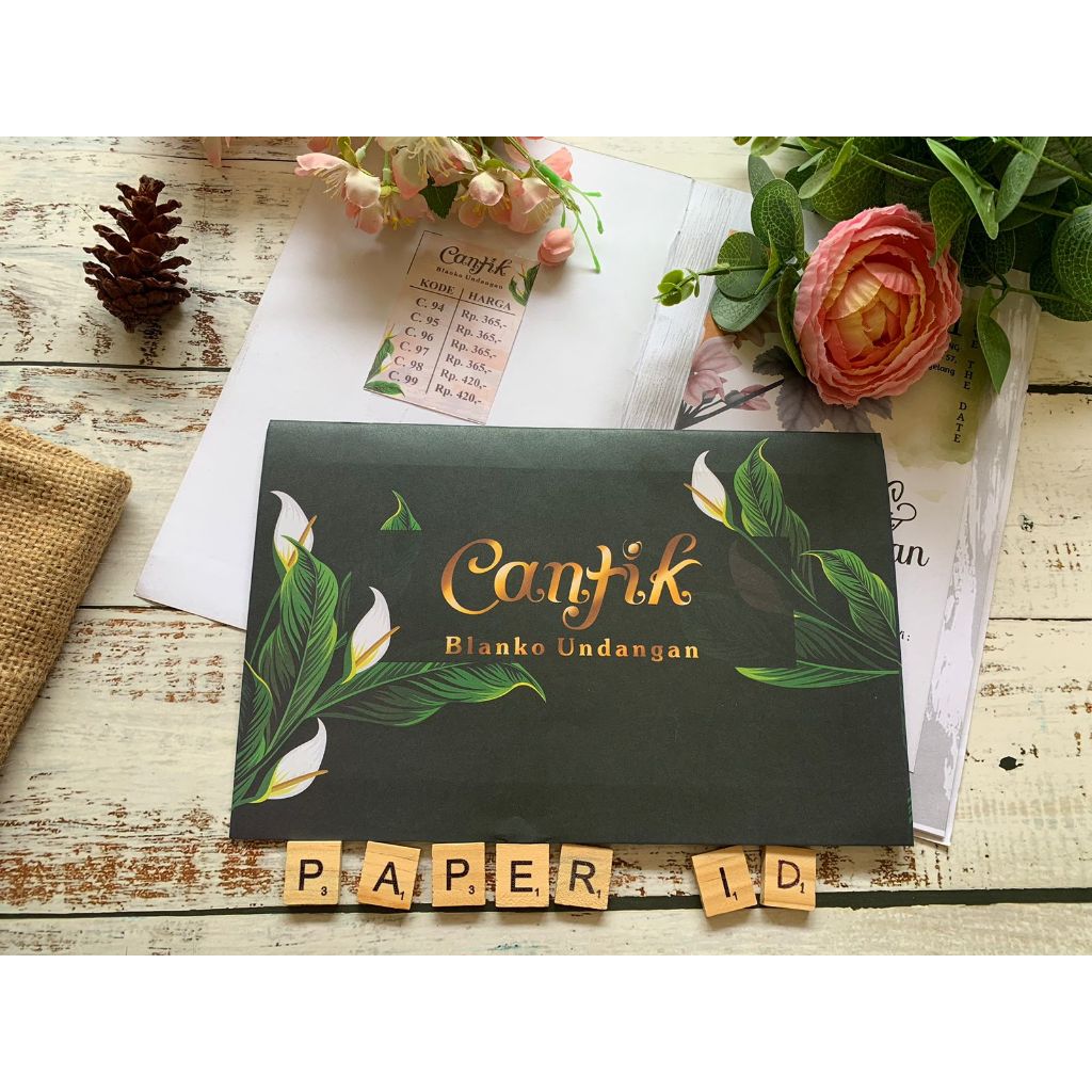 Katalog Blanko Undangan Cantik 94 - 99