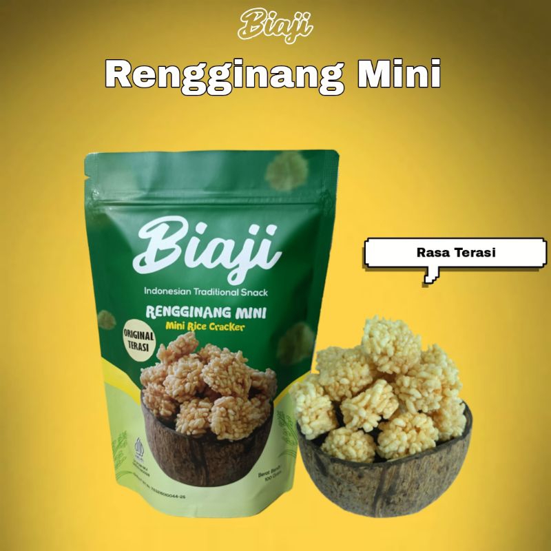 

Rengginang mini Biaji rasa Terasi 100gr