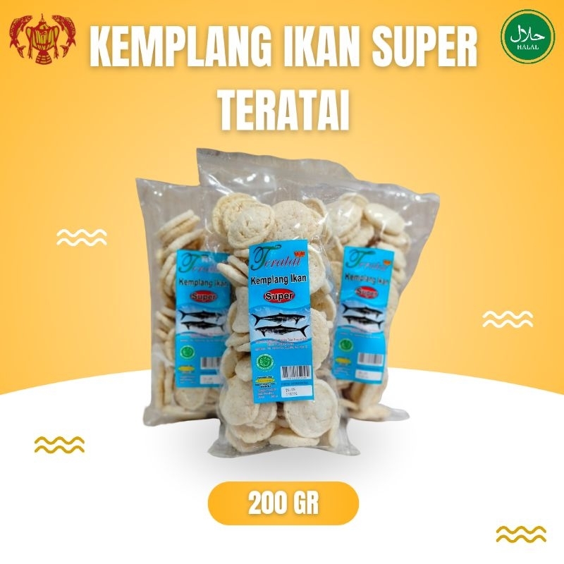 

Kemplang ikan super khas Bangka cap Teratai