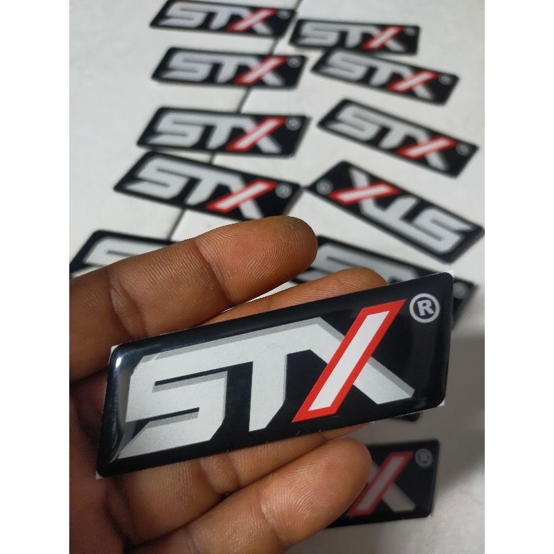 

STX AUDIO UK 8cm x2,6cm LOGO/LABEL/STICKER TIMBUL/EMBLEM GRILLBOX SPEAKER