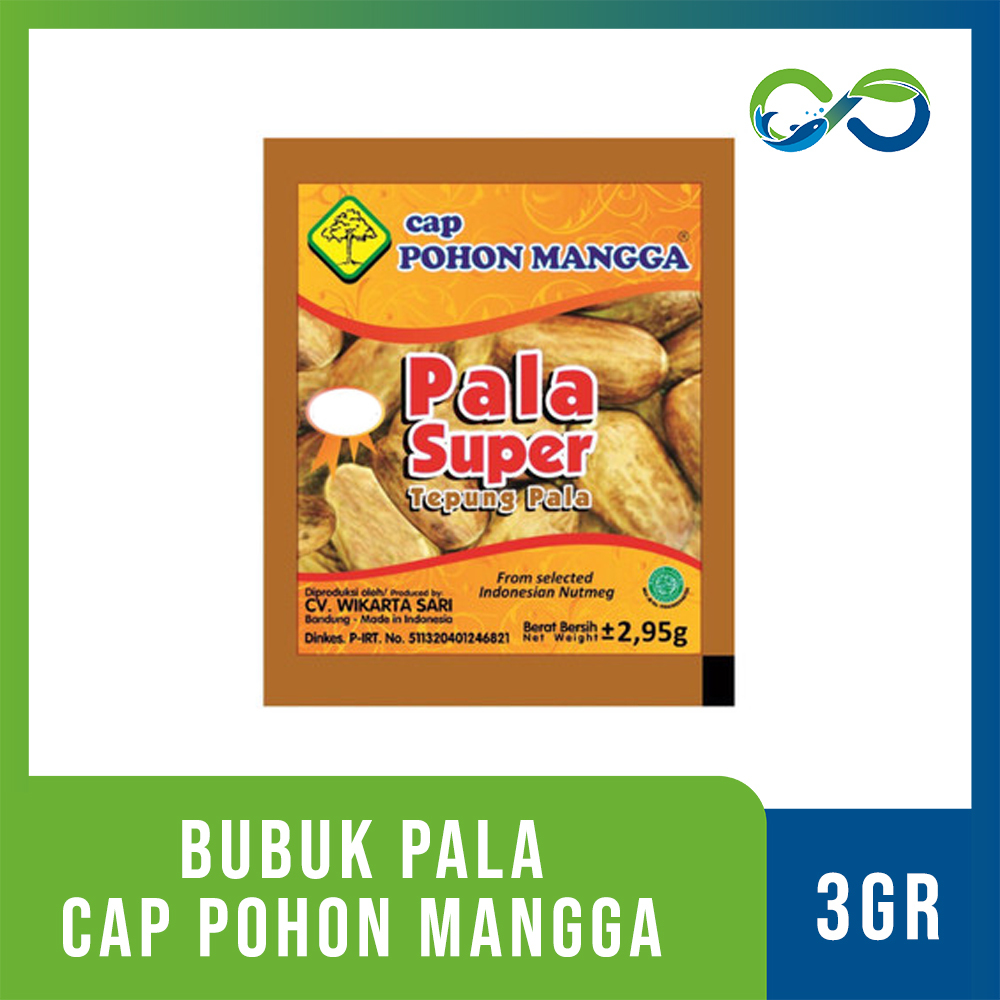 

[AquaEcofarm] BUBUK Pala Super Rempah Indonesia Sachet Cap Pohon Mangga Bandung