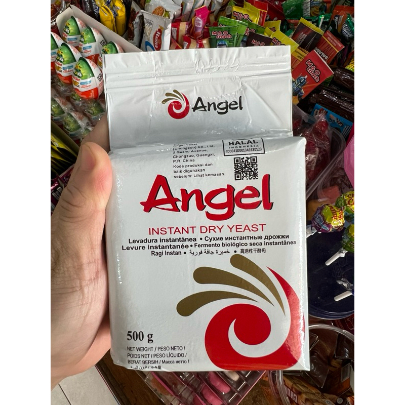 

RAGI ROTI CAP ANGEL 500 GR - PENGEMBANG ROTI - INSTANT DRY YEAST
