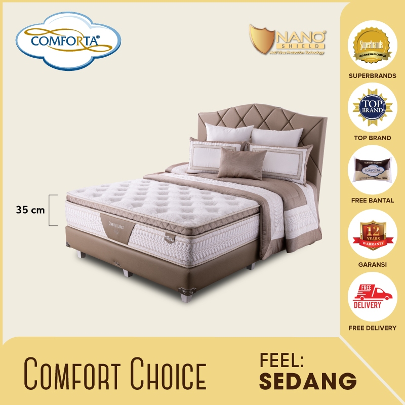 SC COMFORTA Kasur Springbed Comfort Choice Fullset