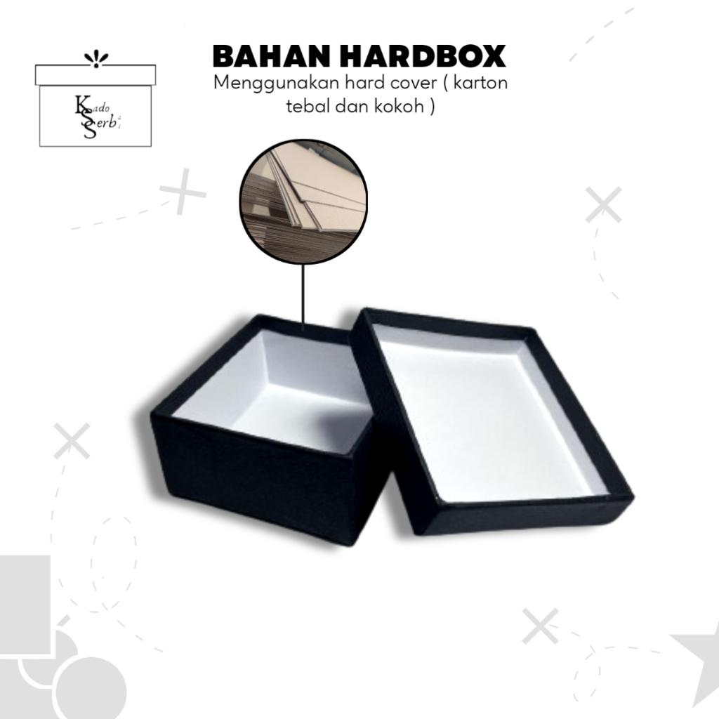 

RB Hardbox uk. 20 x 20 x 5 cm kotak kado hampers giftbox l Rigid box l kotak keras l kotak tebal I