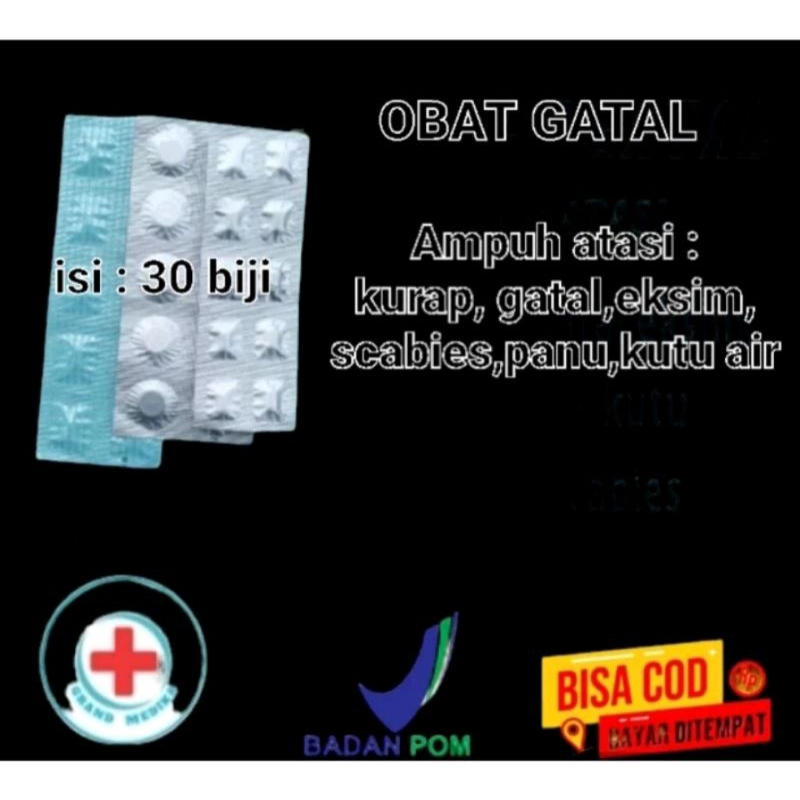 obat tablet gatal kulit racikan dokter paling ampuh