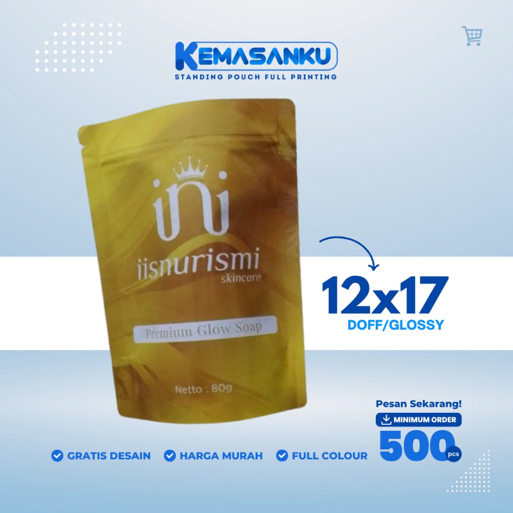 

Standing Pouch 12x17 cm Full Print