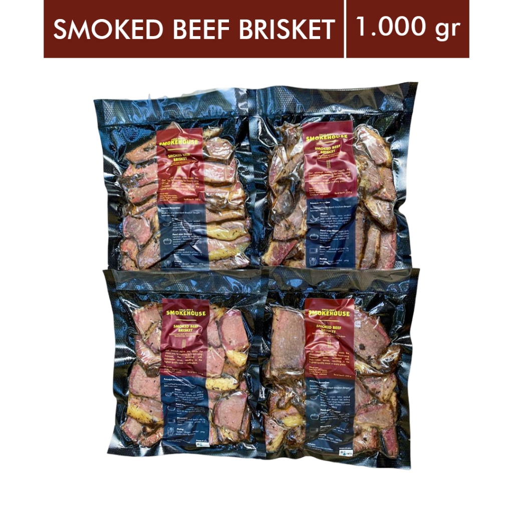

Smoked AUS Beef Brisket / Sei Sapi 1000gr Slice
