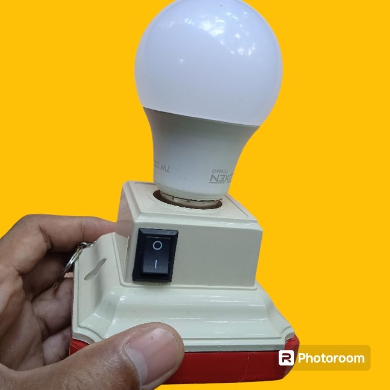 Lampu Joule Thief emergency dengan baterai AA