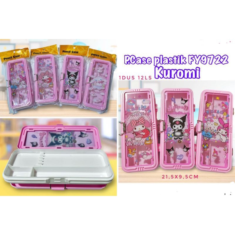 

P. Case Plastik Kuromi FY-9722/Kotak Pensil Karakter/Kotak Pensil Anak Sekolah