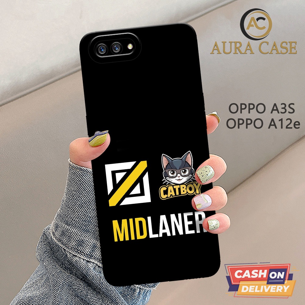 AURA CASE - Softcase OPPO A3S / OPPO A12E - GAMING Case - Case OPPO A3S / OPPO A12E - Casing Hp OPPO