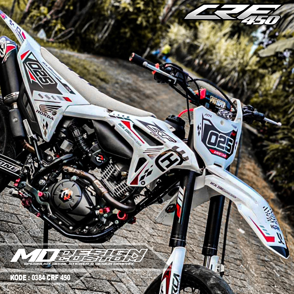 0384 (COD) Sticker Decal CRF 450 FullBody Bebas Request Terbaru - Sticker Premium CRF Terbaru - Stic