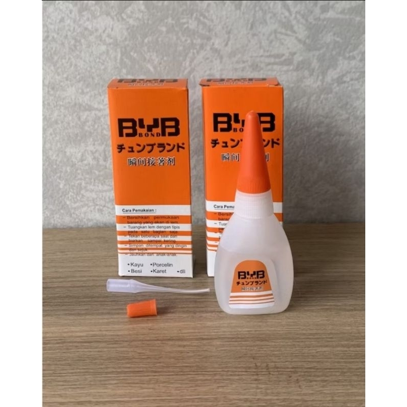 

Lem Serbaguna BYB Bond Lem Setan Super Glue Plastik