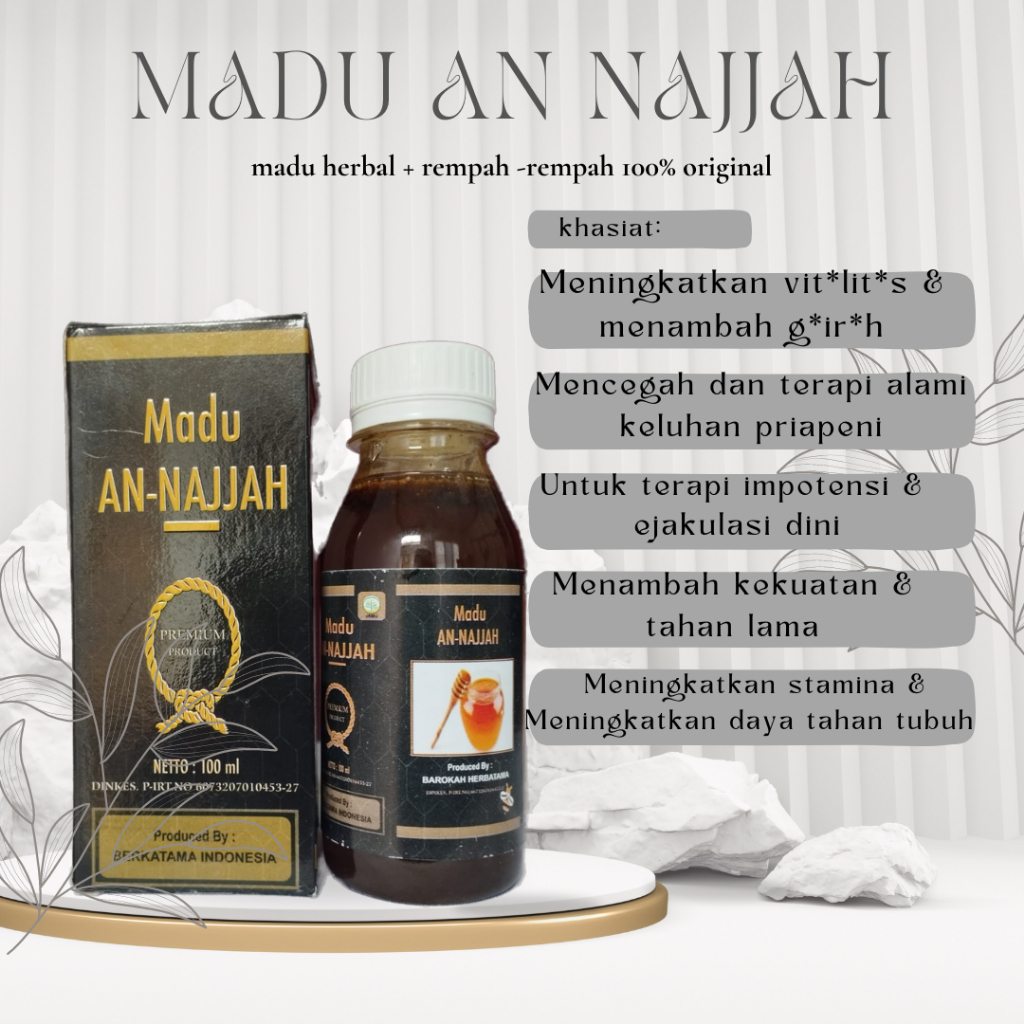 Madu  Herbal An Najjah (COD) Madu Kuat Tahan lama Dan Madu Penambah Stamina 100% Original