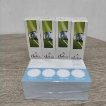 Test Golongan Darah Delta 1 set / tes golongan darah / Reagen Golongan darah + kartu