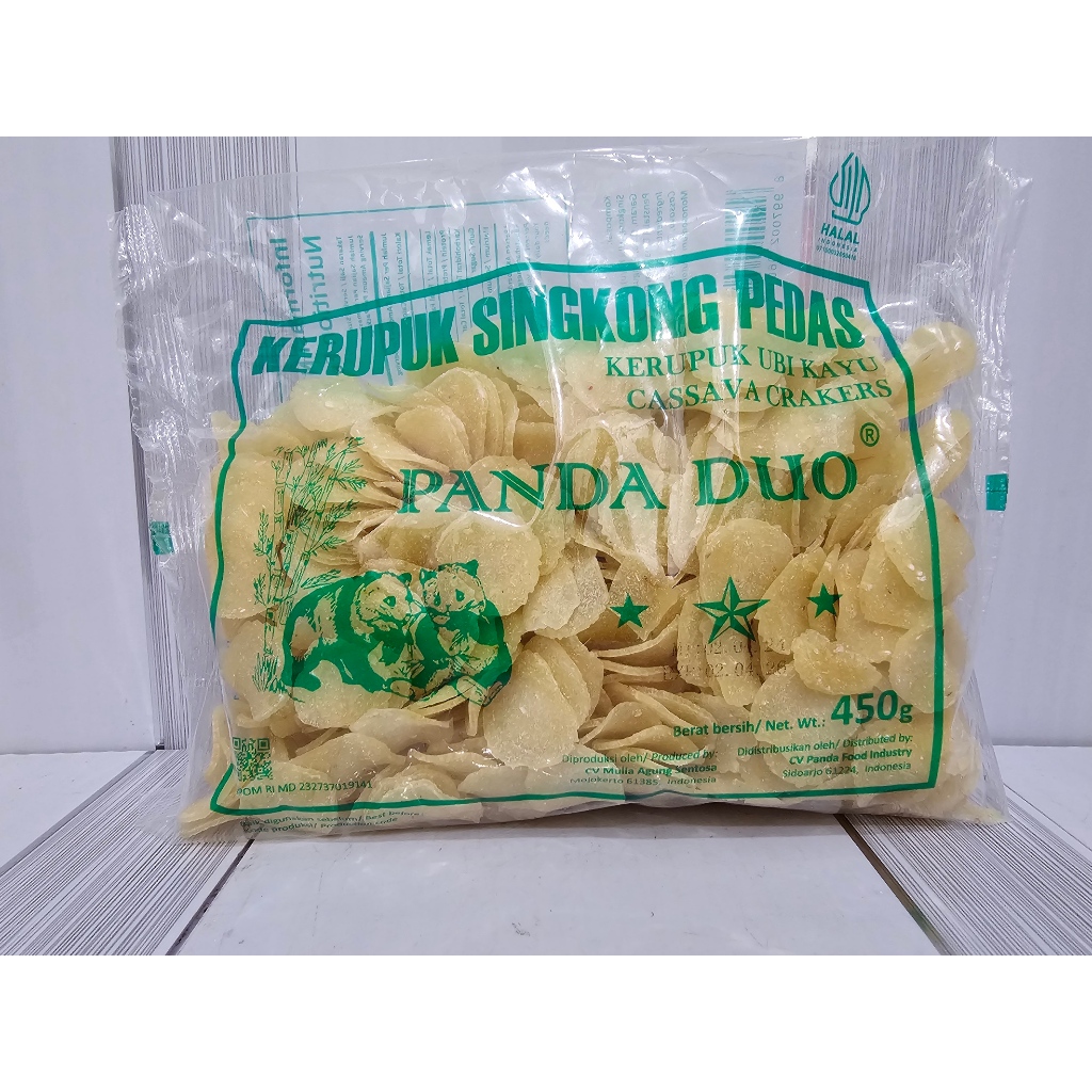 

Panda Duo Kerupuk Singkong Pedas 450g