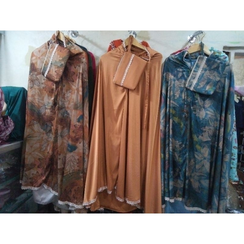 mukena armany silky renda cantik