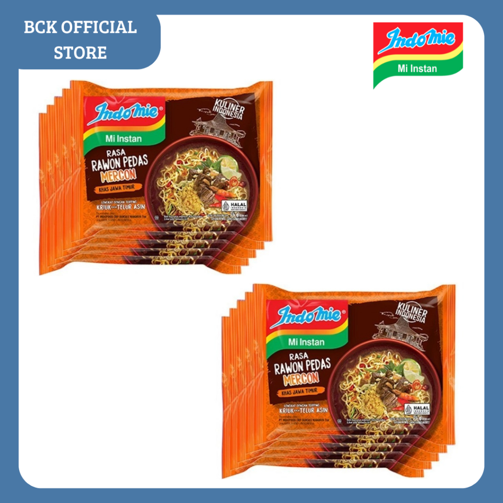 

Indomie Kuah Rawon Pedas Mercon 75gr (pcs)