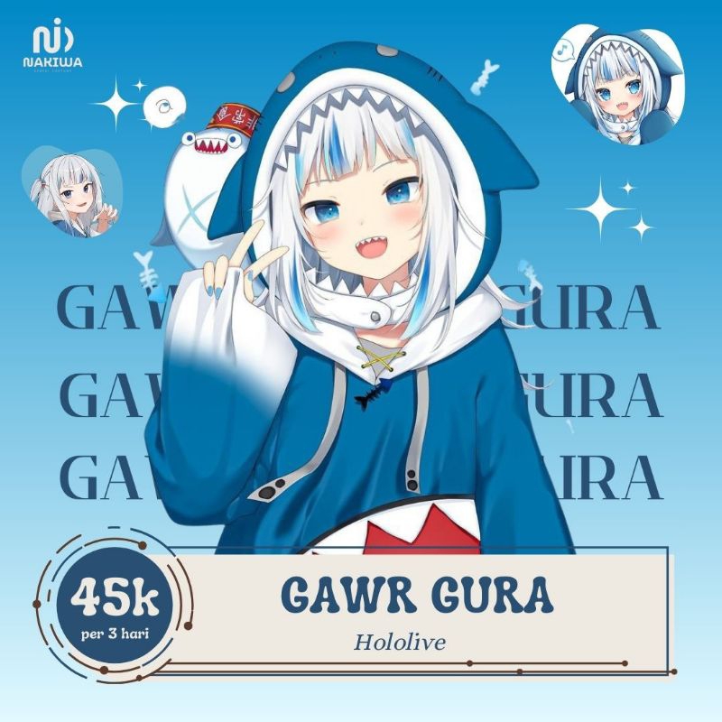 Rental Kostum Gawr Gura