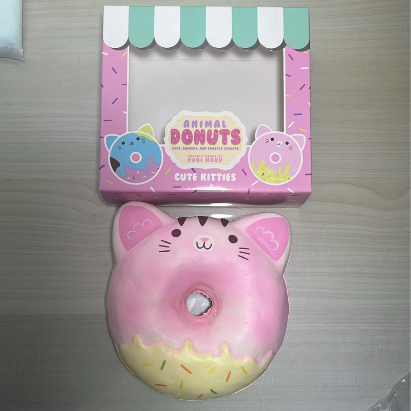 Squishy Puni Maru Animal Donut - Cute Kitties