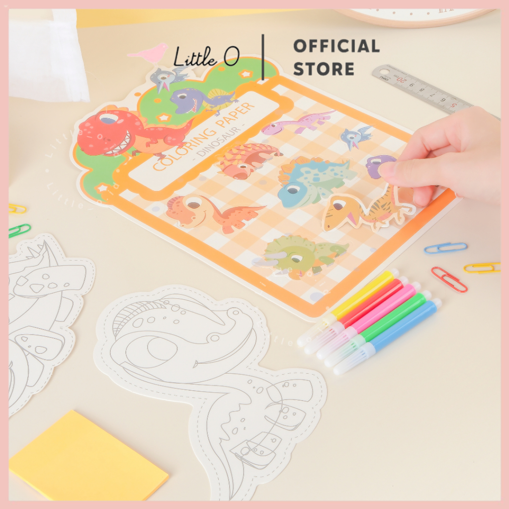 

Coloring Paper Paket Buku Mewarnai Melukis Belajar Painting Book