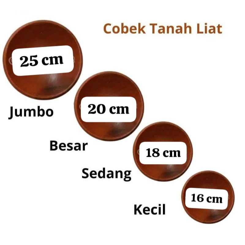 Cobek Tanah Liat Sambal Gami Tahan Panas
