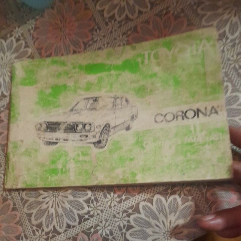 

manual book langka original toyota corona 1976