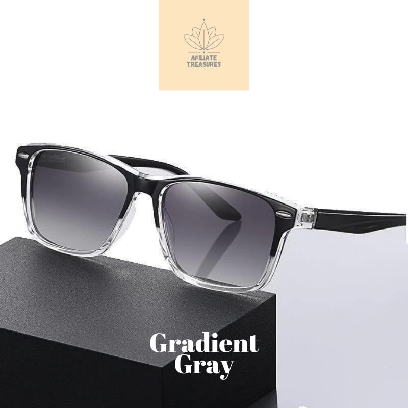 AT-30 Wayfare Gradient Gray Fashion Glasses | Kaca Mata Fashion Unisex