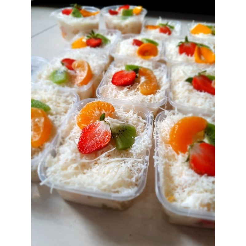 

Salad buah 200ml free 1 untuk pembelian 20pcs