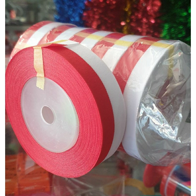 

Pita Satin Merah Putih 1inch untuk hiasan acara 17 agustus