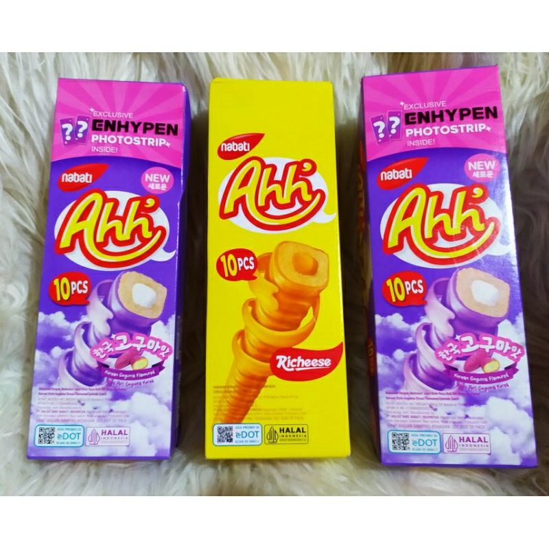 

NABATI AHH SNACK STICK KOREAN GOKUMA DAN STICK RICHEESE ISI 10 x 30gr