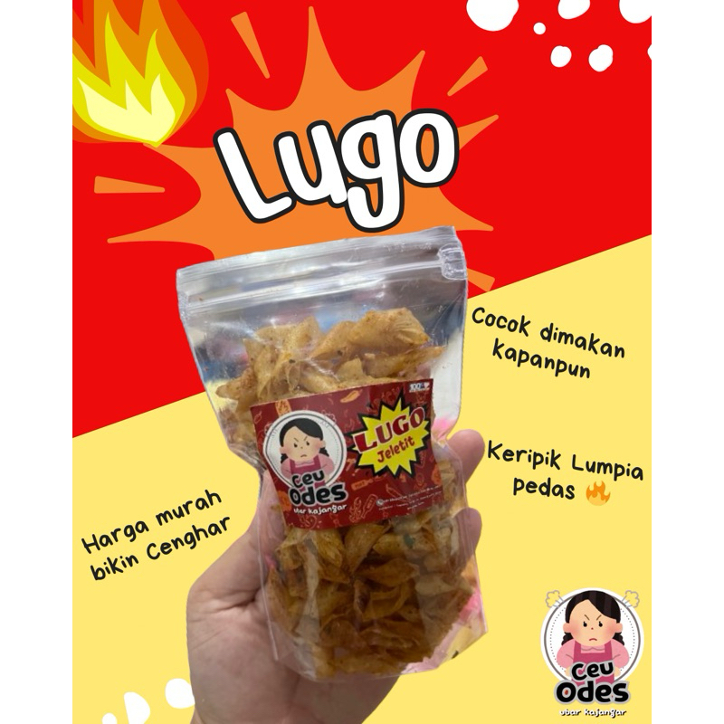 

Lugo / Keripik lumpia goreng pedas