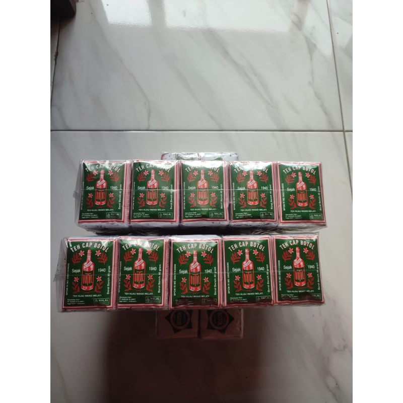 

TEH BOTOL HIJAU 1 SLOP = 10 pcs (GRATIS ONGKIR)