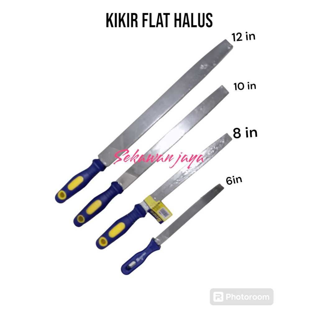 Kikir Besi Flat Model Datar Kikir Plat Besar