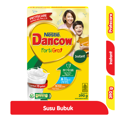 

Nestle Dancow FortiGro Instant Susu Bubuk Pertumbuhan Anak 390 gram