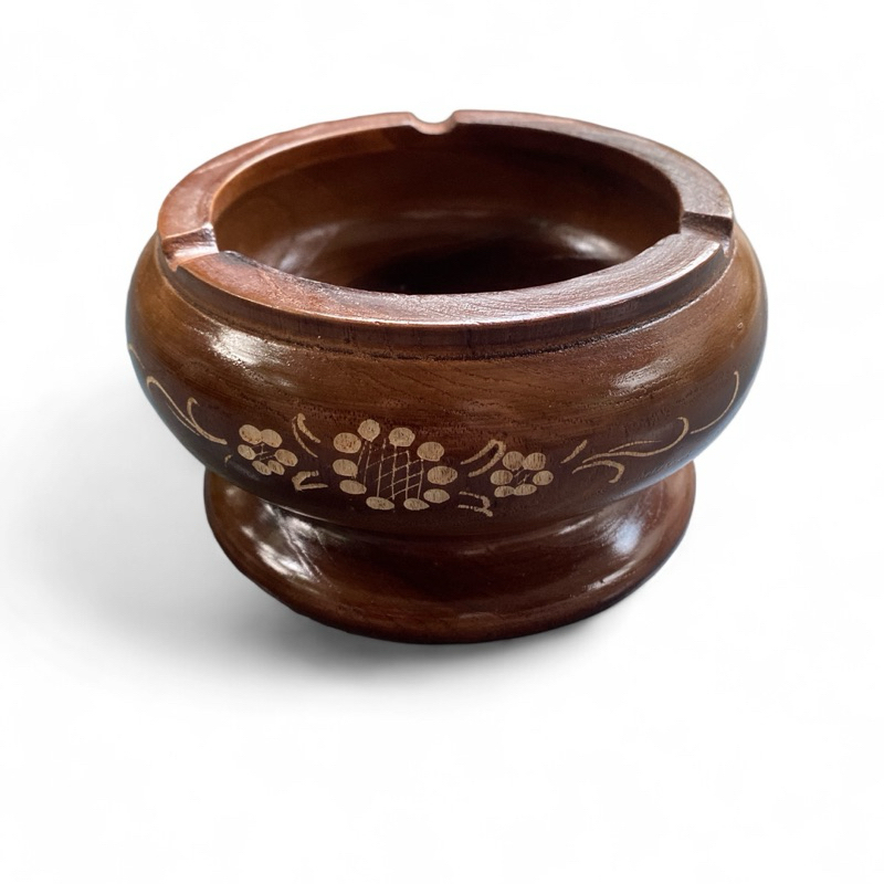 asbak kayu jati ukir termurah