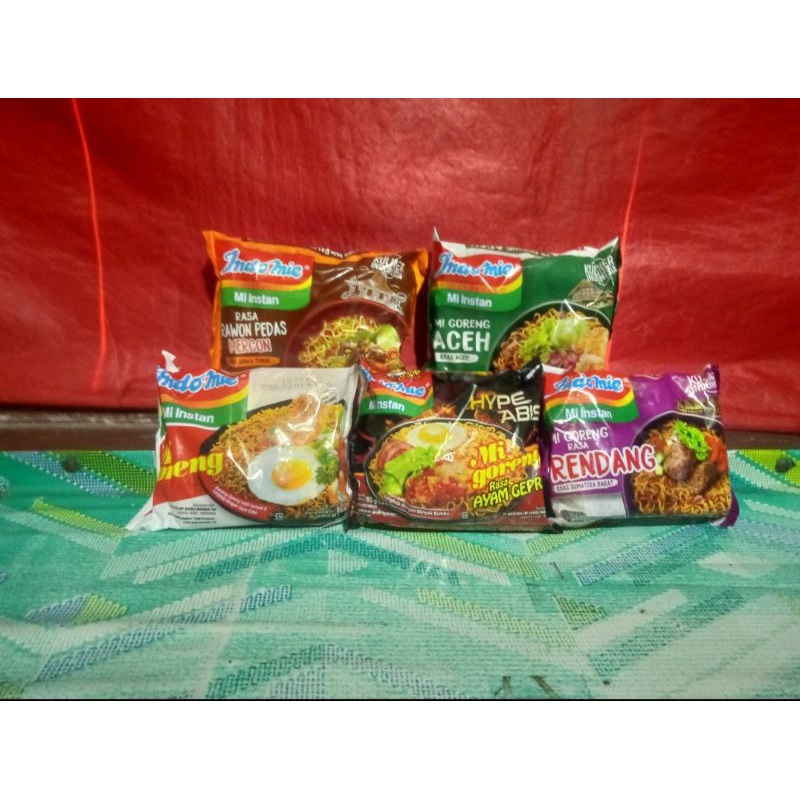 

Indomie 5 Varian | Indomie Goreng | Indomie Ayam Geprek | Indomie Rendang | Indomie Rawon | Indomie Aceh |