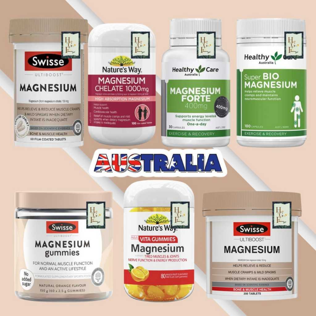 Swisse Ultiboost Magnesium, magnesium 60, bio magnesium, magnesium chelate 1000mg