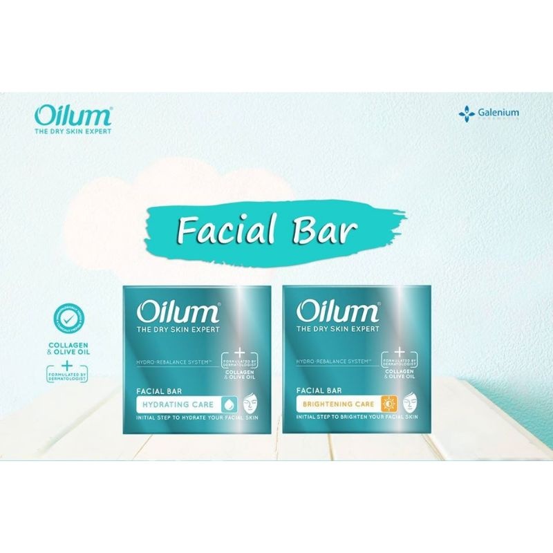 Oilum FACIAL Bar SOAP 60gr/ Oilum Sabun Wajah Batang 60g