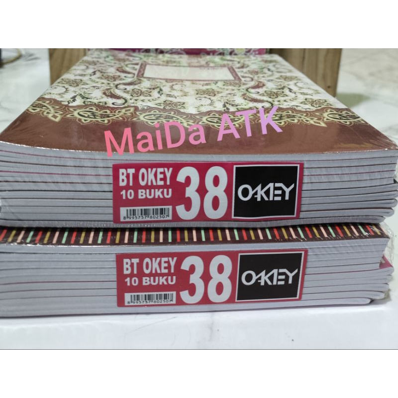 

Buku Tulis OKEY 38lembar 1pak 10pcs