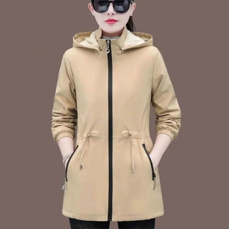 Jaket Mantel Bulu Wanita Style Korea Jaket Winter Musim Dingin